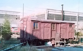 works car converted into a guard house. Ankara 2003. Photo JP Charrey