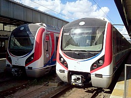 New Marmaray stock at Haydarpasa 31 July 2012