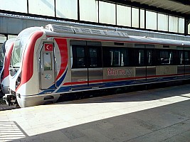 New Marmaray stock at Haydarpasa 31 July 2012