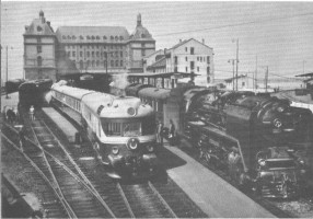 Boğaziçi Express in 1966 at Haydarpasa station