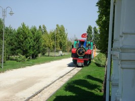 Children railway in Sazova park, september 2011. Photo M. Tekin