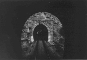 4 tunnels are seens on this picture. This is typical of this line.  Photo Malcolm Peakman