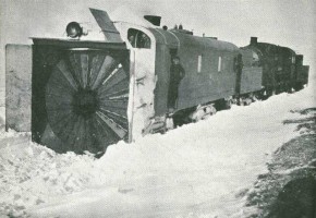 Snowplow at work somewhere along the Erzurum line in the 1930's.