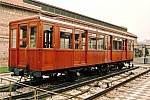 The wonderfull wood car of Tünel, the historic funicular of Istanbul. This car was taken out of service in the 1960's, after about 90 years of service! March 2005. Photo JP Charrey