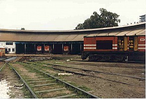 Adana yard: old War Departement supplied UK wagon; this one had a SR axle box! Photo Malcolm Peakman 1998