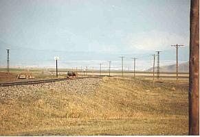 Looking into Armenia along currently closed section beyond Akyaka. Photo Malcolm Peakman 1997