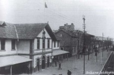 Ankara old station building from the track side