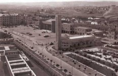 A very nice aerial picture of the station of the early 1950's