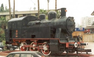 3315 plinthed in front of Adana station