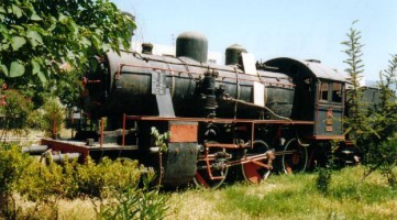 34054 plinthed in Seljuck Station. 10 June 2001