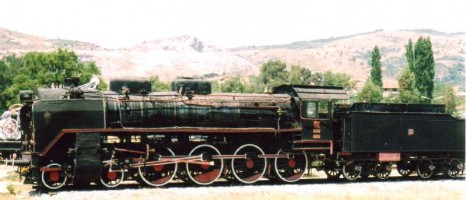 46025: maybe the tallest wheels that can be seen in Anatolia. This unit belongs to the 2nd sub-class Çamlık museum, August 1996. Photo JP Charrey