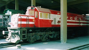 DE21505 being overhauled at ADF in November 2003