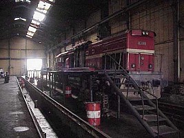 DE22000 being serviced. October 2002 Photo Derya Ferendeci