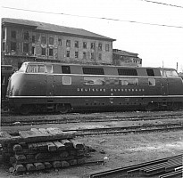 V200 005 send to Turkey as a test unit. Photographed in Sirkeci in May 1955. Photo A Swale
