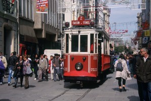 Istanbul Nostalgic Trawmay, April 2011. Photo Jack May