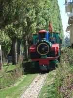 Children railway in Sazova park, september 2011. Photo M. Tekin