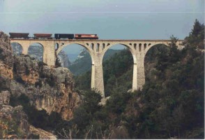 The big viaduct near Hacikiri, 1999. Photo Malcolm Peakman