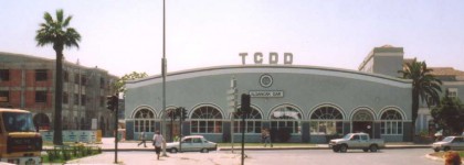 Alsancak station, street side