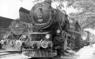 56527 ex 52 6063 (BMAG 1943/12504). Balikesir 10th May 1974. Photo Benno Bickel