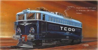 Projected drawing done by Jacques Cooper